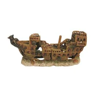 Dekoracje do akwarium - Ozdoba akwariowa statek happet - miniaturka - grafika 1