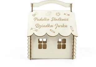 Domek na słodycze z imieniem na Dzień Dziadka - 1 szt. - Dzień Babci i Dzień Dziadka - miniaturka - grafika 1