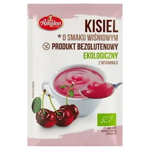 Kisiel wiśniowy bezglutenowy BIO 30g Amylon KISIEL(2) - Kisiel - miniaturka - grafika 4