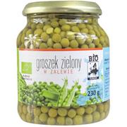 Zdrowa żywność - Bio Europa GROSZEK ZIELONY W ZALEWIE W SŁOIKU BIO 350 g (230 g) - miniaturka - grafika 1