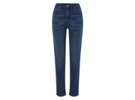 Spodnie damskie - esmara® Jeansy termiczne damskie, Straight Fit (46, Ciemnoniebieski) - miniaturka - grafika 1