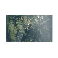 Deski do krojenia - Szklana deska kuchenna HOMEPRINT Sztuczne liście 60x52 cm - miniaturka - grafika 1