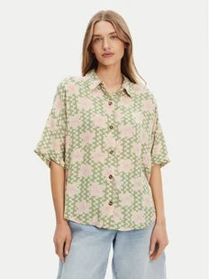 Roxy Koszula Beach Nostalgia ERJWT03665 Zielony Regular Fit - Koszule damskie - miniaturka - grafika 1