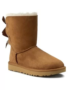 Śniegowce damskie - Ugg Buty W Bailey Bow II 1016225 Brązowy - grafika 1