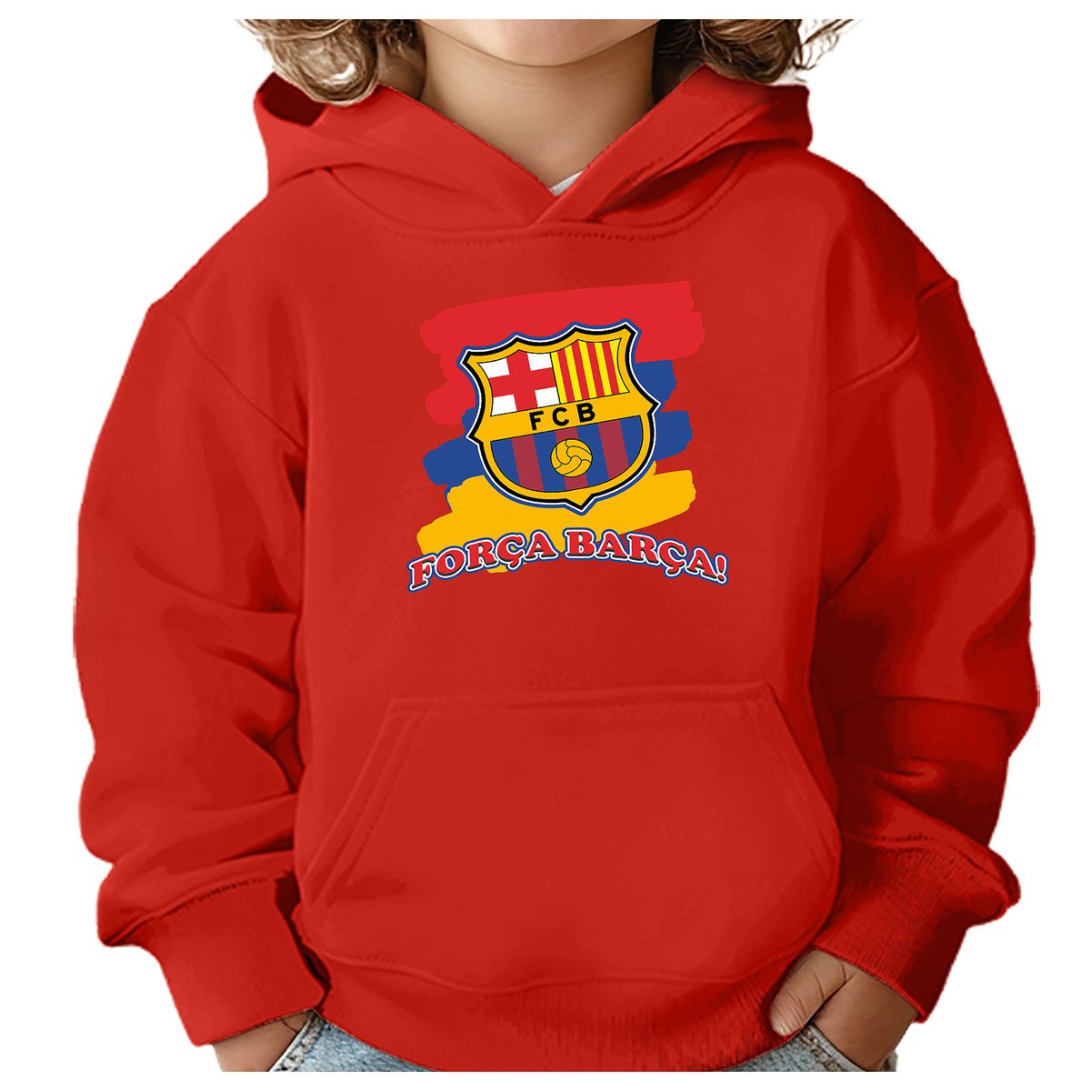 BLUZA DZIECIĘCA BARCELONA FC KLUB PIŁKARSKI 110-116 DLA DZIEWCZYNKI CHŁOPCA
