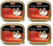 Mokra karma dla kotów - Animonda Vom Feinsten Senior Cat smak: z wołowiną 6 x 100g - miniaturka - grafika 1