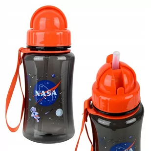 BUTELKA NA WODĘ BIDON DZIECIĘCY USTNIK SŁOMKA NASA Kite - Bidony dla dzieci - miniaturka - grafika 1