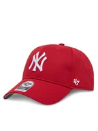 Czapki dla dzieci - 47 Brand Czapka z daszkiem MLB New York Yankees Raised Basic '47 MVP B-RAC17CTP Czerwony - miniaturka - grafika 1