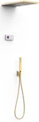 Zestawy prysznicowe - Zestaw TRES Shower Technology Blue Edition 24-K Matowe Złoto 09286308OM - miniaturka - grafika 1
