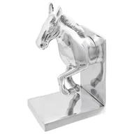 Podpórki do książek - vidaXL Podpórka do książek Zestaw 2 Srebrna Aluminium 11 x 14 x 25 cm - miniaturka - grafika 1