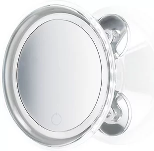 Lusterko kosmetyczne powiększające x5 BS 18 chrom ścienne - Lusterka do makijażu - miniaturka - grafika 1