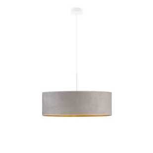LYSNE Nowoczesny zwis SINTRA VELVET fi 60 cm kolor szary ze złotym wnętrzem 14531V/21 kolor szary ze złotym wnętrzem - Lampy sufitowe LYSNE Nowoczesny zwis SINTRA VELVET fi 60 cm kolor szary ze złotym wnętrzem 14531V/21 kolor szary ze złotym wnętrzem - Lampy sufitowe - miniaturka - grafika 10