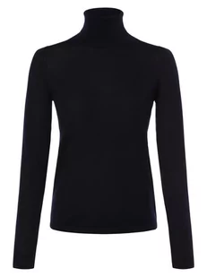 brookshire - Damski sweter z wełny merino, niebieski - Swetry damskie - miniaturka - grafika 1