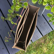 Torebki damskie - Wysoki wkład filcowy do torebki - beżowy - miniaturka - grafika 1