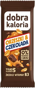 Baton Orzeszki & Czekolada Dobra Kaloria 35 g - Przekąski dla dzieci - miniaturka - grafika 1