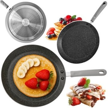 Patelnia Do Naleśników Nieprzywierająca Indukcja Non-stick Patelnia 28 cm
