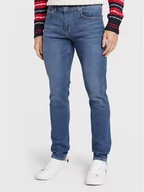 Spodnie męskie - J.Lindeberg Jeansy Jay Active FMDP05714 Niebieski Slim Fit - miniaturka - grafika 1