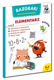 Bazgraki ćwiczą matematykę. Elementarz. Poziom 2. Kapitan Nauka - Książki edukacyjne - miniaturka - grafika 1