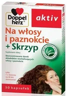 Włosy, skóra, paznokcie - Queisser Pharma Doppelherz Aktiv Na Włosy i Paznokcie + Skrzyp 30 szt. - miniaturka - grafika 1