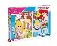 Puzzle - Clementoni Puzzle 104 Super Color Princess - miniaturka - grafika 1