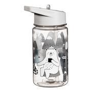 Butelki dla niemowląt - Jasnoszara butelka dla dzieci 400 ml Bear Adventure – Sass & Belle - miniaturka - grafika 1