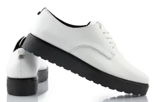 Buty damskie Calvin Klein Victorina Oxfordy białe skórzane -41 - Półbuty damskie - miniaturka - grafika 1