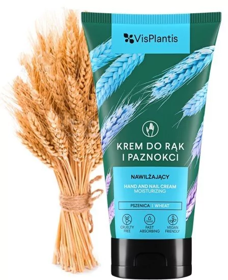 Green Pharmacy Vis Plantis nawilżający krem do rąk i paznokci z pszenicą 75 ml