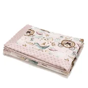 Koce i narzuty dla dzieci - La Millou Lekki Koc Minky - XL - Princess - Smoke Rose - miniaturka - grafika 1