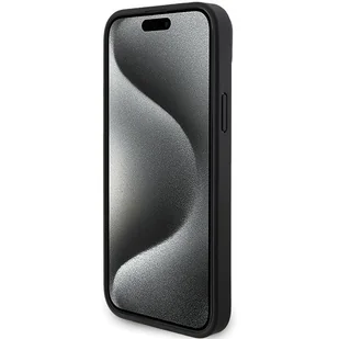 Mercedes MEHMP15S23RCMK iPhone 15 6.1" czarny/black hardcase Smooth Leather MagSafe - Etui i futerały do telefonów - miniaturka - grafika 5