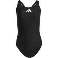 Stroje kąpielowe - Kostium kąpielowy damski adidas 3 Bar Logo czarny HS1747 42 - miniaturka - grafika 1