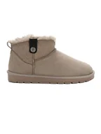 Botki damskie - ISLAND BOOT Botki zimowe "Ifza" w kolorze szarobrązowym - miniaturka - grafika 1