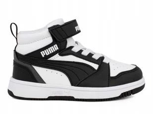BUTY dziecięce PUMA REBOUND MID wysokie 393832-01 30 - Buty dla dziewczynek - miniaturka - grafika 1
