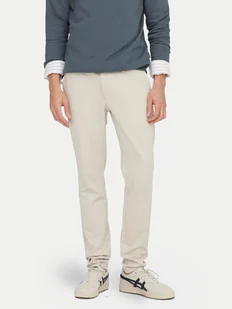 Only & Sons Chinosy Mark 22010209 Écru Slim Fit - Spodnie męskie - miniaturka - grafika 1