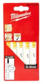 Brzeszczoty - Brzeszczoty chwyt T czyste cięcie 75/4 mm 1 op. = 5 szt. MILWAUKEE - miniaturka - grafika 1