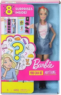 Mattel lalka Barbie zawód z niespodzianką - Lalki dla dziewczynek - miniaturka - grafika 1