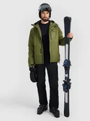 Kurtki męskie - 4F Kurtka narciarska membrana 10000 męska - khaki XXL - miniaturka - grafika 1