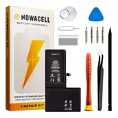 Baterie do telefonów - Bateria do iPhone X Większa Pojemność 3500 mAh Zestaw NOWACELL - miniaturka - grafika 1