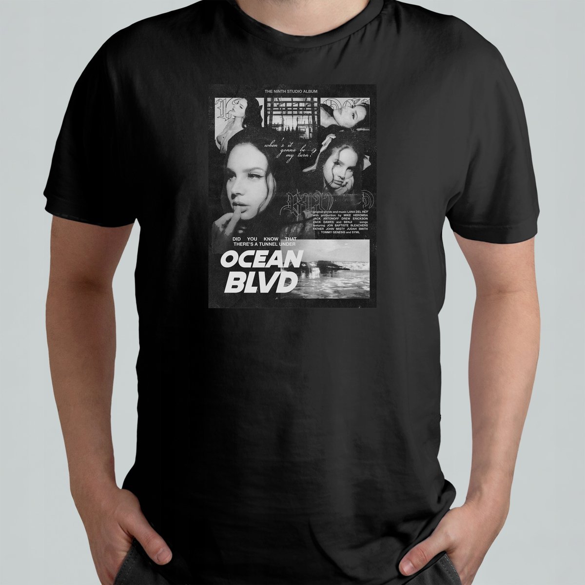 KOSZULKA MĘSKA ŚMIESZNA T-SHIRT Z NADRUKIEM LANA DEL REY SUMMER r. L #32