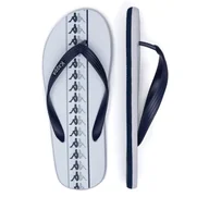 Klapki i japonki męskie - Japonki Kappa 371G1LW White - Blue Marine - Grey Lt Lead Kolorowy - miniaturka - grafika 1