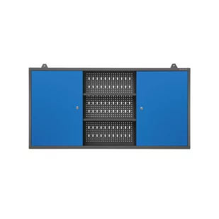 JAN NOWAK Płytka szafka wisząca do garażu BEN, 1200 x 600 x 200 mm: antracytowo-niebieska - Pozostałe wyposażenie warsztatu - miniaturka - grafika 1