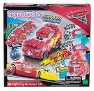 Zabawki kreatywne - AQUABEADS Zestaw Auta 3 Zygzak McQueen 3D - miniaturka - grafika 1
