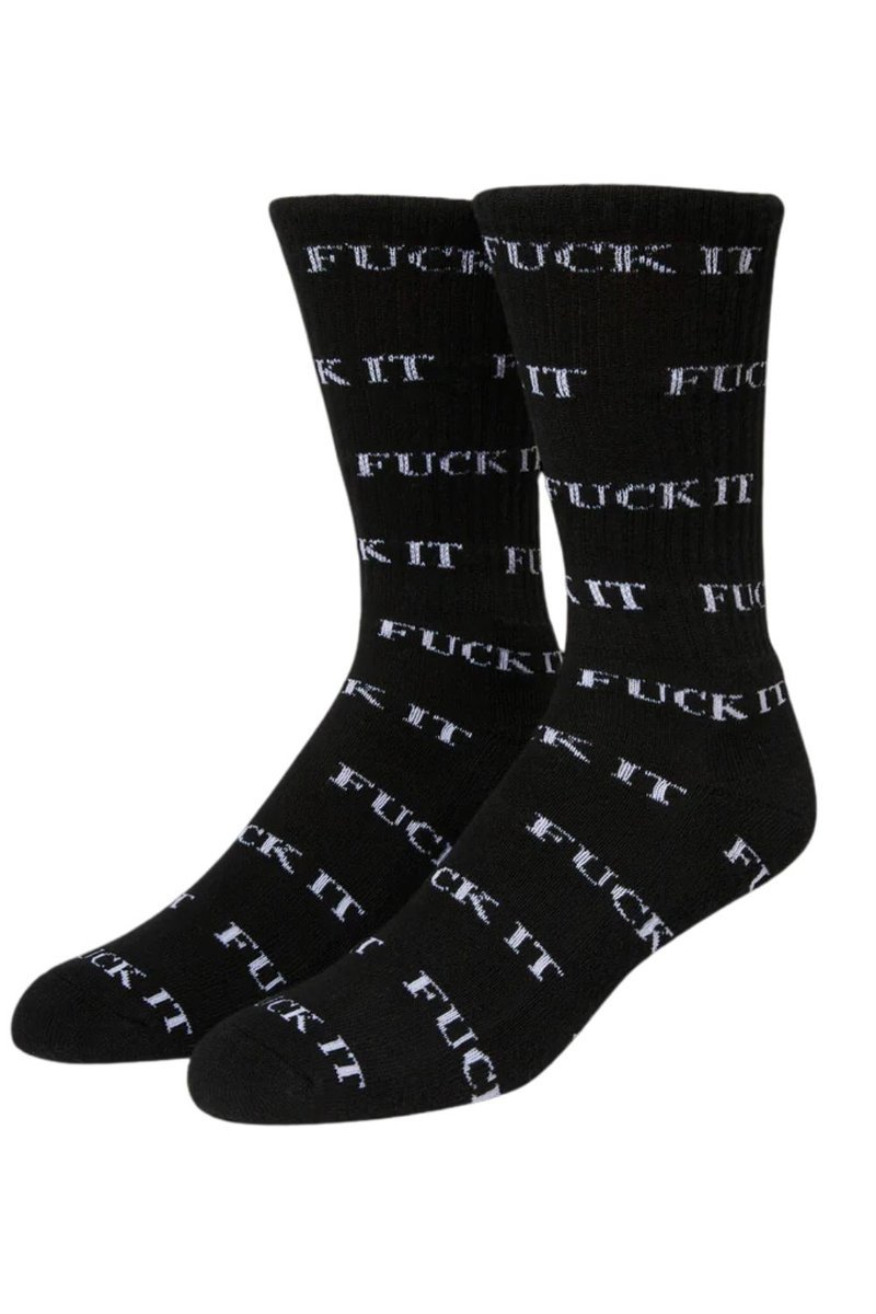 Skarpetki HUF Fuck It wysokie skarpety czarne