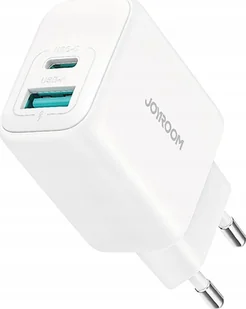 Ładowarka Joyroom Ładowarka Joyroom JR-TCF21 sieciowa USB-C / USB-A 20W PD / QC 3.0 - biała - Ładowarki do telefonów - miniaturka - grafika 1