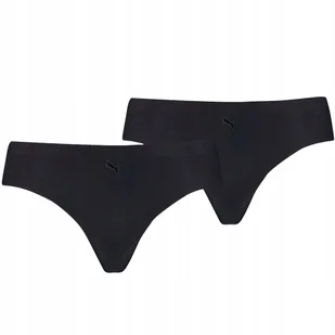 Bielizna damska Puma Seamless Stringi 2 pary Hang czarna 935021 01 L - Majtki damskie - miniaturka - grafika 1