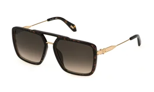 Okulary JUST CAVALLI SJC040580978. Okulary przeciwsłoneczne, Kolor brązowy. Mężczyzna. - Okulary przeciwsłoneczne - miniaturka - grafika 1