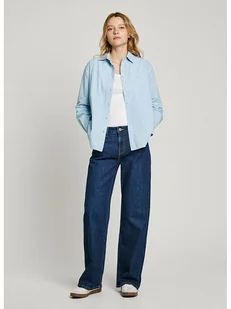 Pepe Jeans Koszula "Bego" w kolorze błękitnym - Bluzki damskie - miniaturka - grafika 1