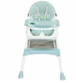 Krzesełka do karmienia - Krzesło do Karmienia dla Dzieci 3w1 Regulowane Fotelik Fotel - miniaturka - grafika 1