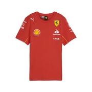 Koszulki i topy damskie - Koszulka t-shirt damska czerwona Team Ferrari F1 2024 - miniaturka - grafika 1