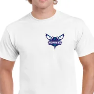 Koszulki męskie - P00465 KOSZULKA MĘSKA CHARLOTTE HORNETS DLA FANA PREZENT JAKOŚĆ XL - miniaturka - grafika 1