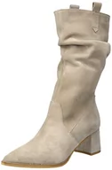 Kozaki damskie - faina Kozaki damskie, beżowy, 38 EU - miniaturka - grafika 1